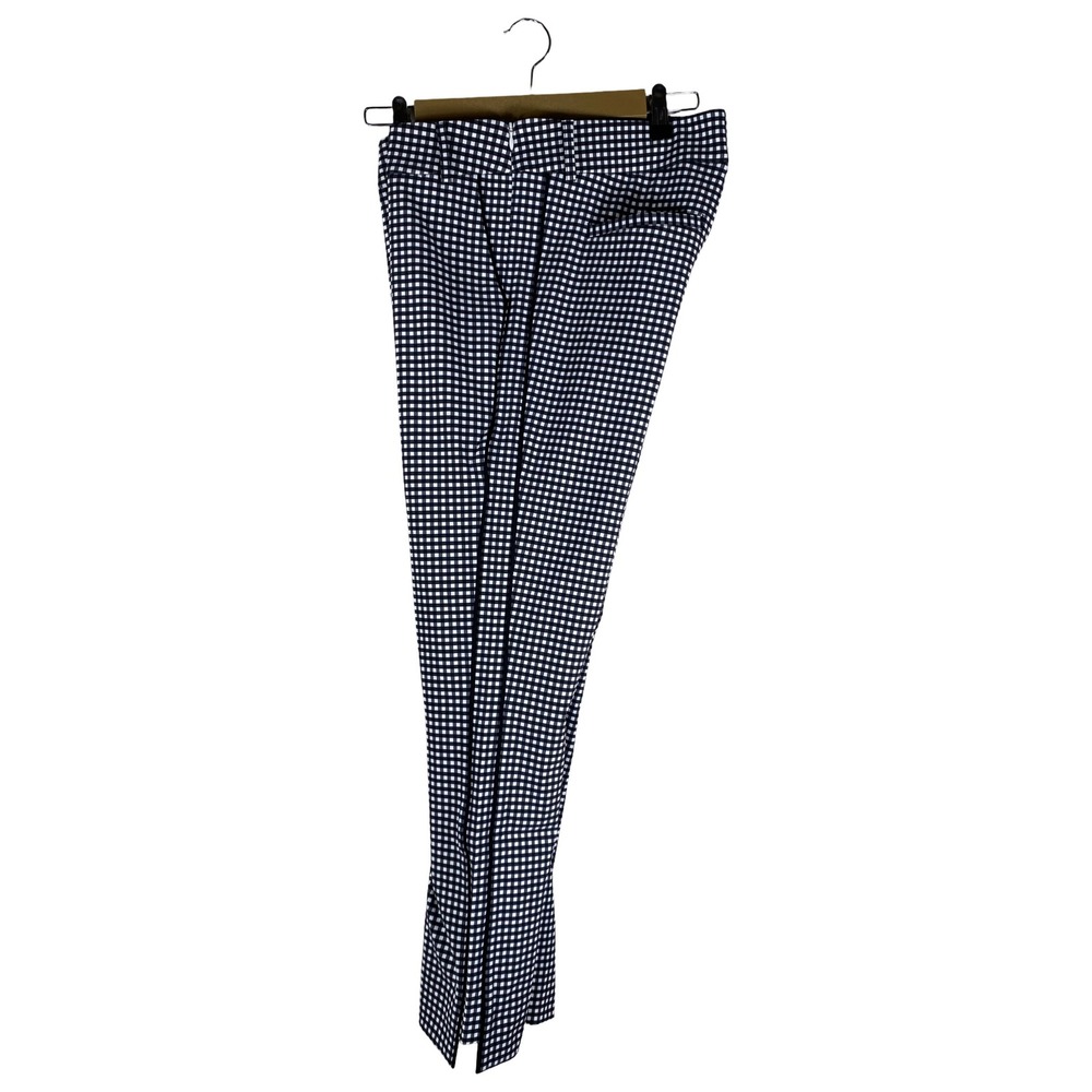 Golftini Womens Ankle Golf Pants Black White Gingham Water Repellent PAAKBWC L - Picture 8 of 10